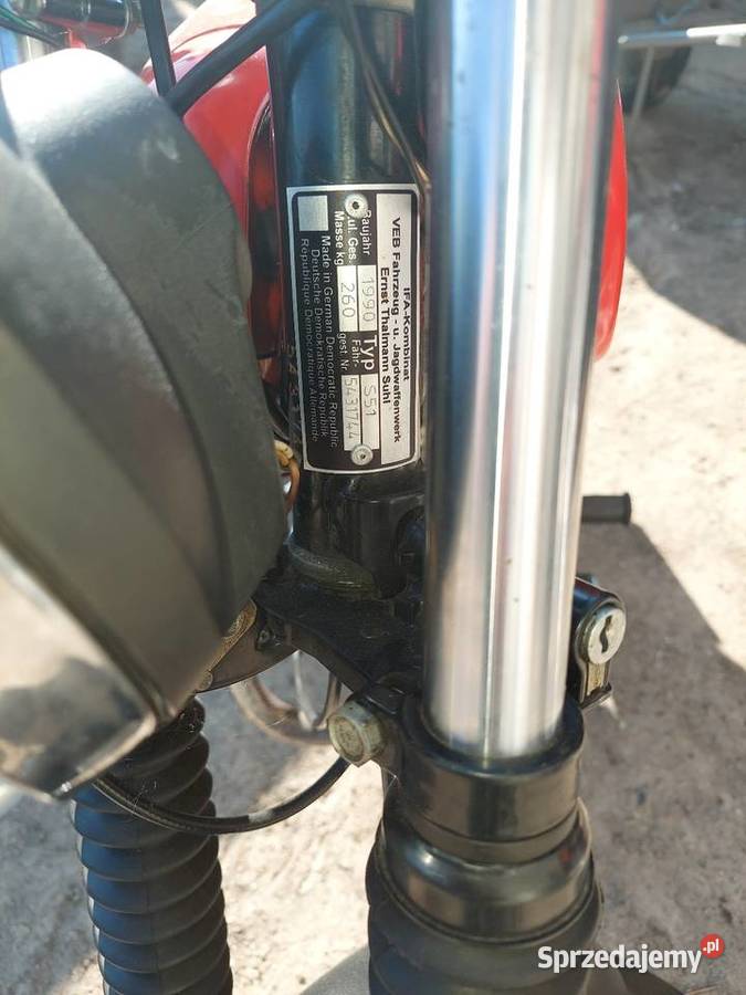 Sprzedam Simson S51 enduro elektronik 12v czerwony Gubin