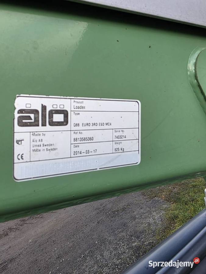 ŁADOWACZ QUICKE Q88 FENDT 822 824826 828 Wydrowice sprzedam