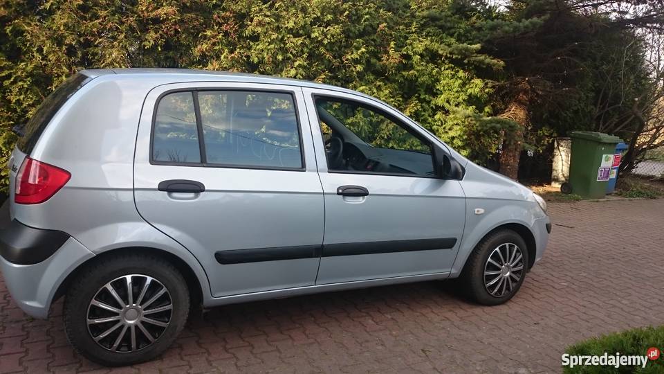 HYUNDAI GETZ 2008 r srebrny Bielsko-Biała