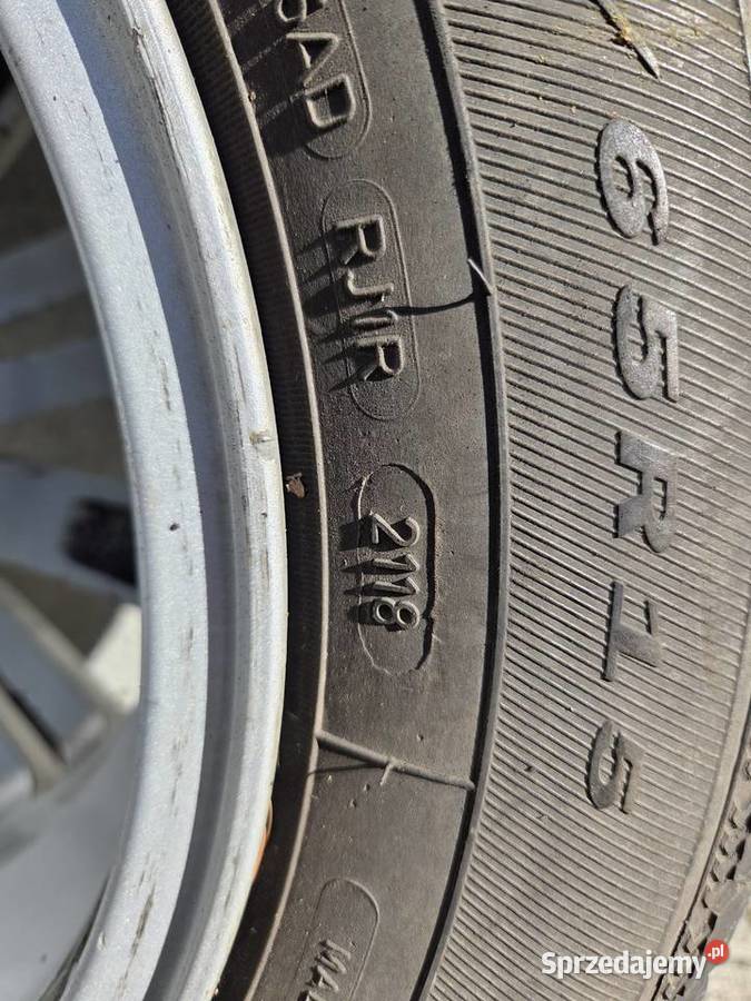 Alufelgi 15 z oponami 4x100 6J ET 43 np Fiat Opony i felgi małopolskie Olkusz