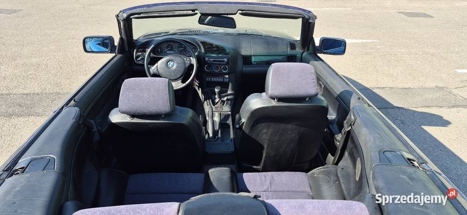 Bmw e36 Cabrio 320i m52 Montrealblau Bez Rdzy niebieski sprzedam