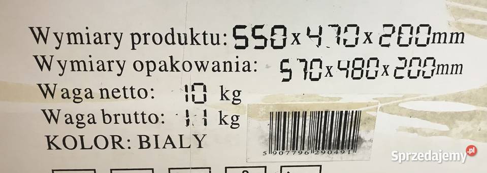 nowa umywalka wpuszczana w blat Durasan Dąbrowa Górnicza sprzedam