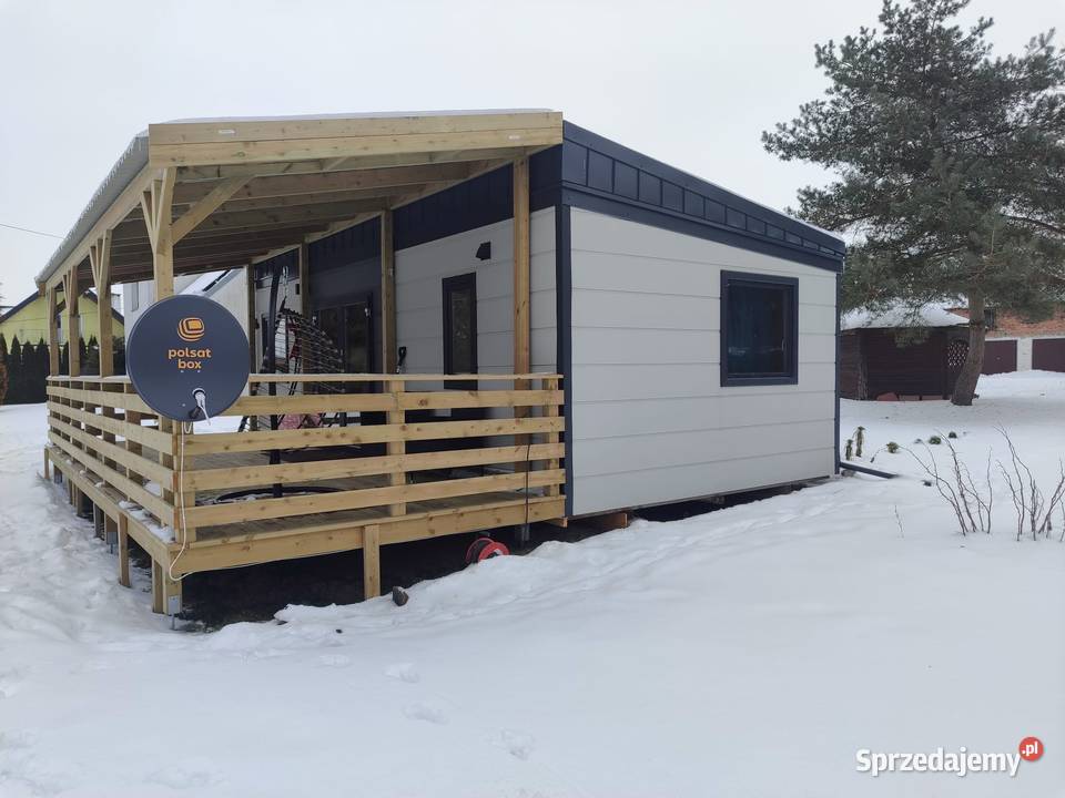 Całoroczny domek mobilny 35m2 plus taras Domki drewniane Pruszcz Gdański