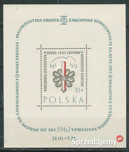 blok 24 Narciarskie MŚ FIS Filatelistyka śląskie Bystra