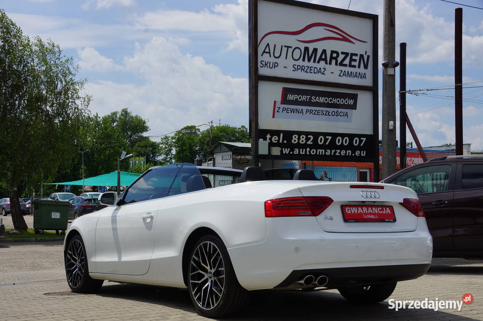Audi A5 20 TDI CR 177 Cabrio Lift SLine BO Navi 2/3 Nowy Sącz