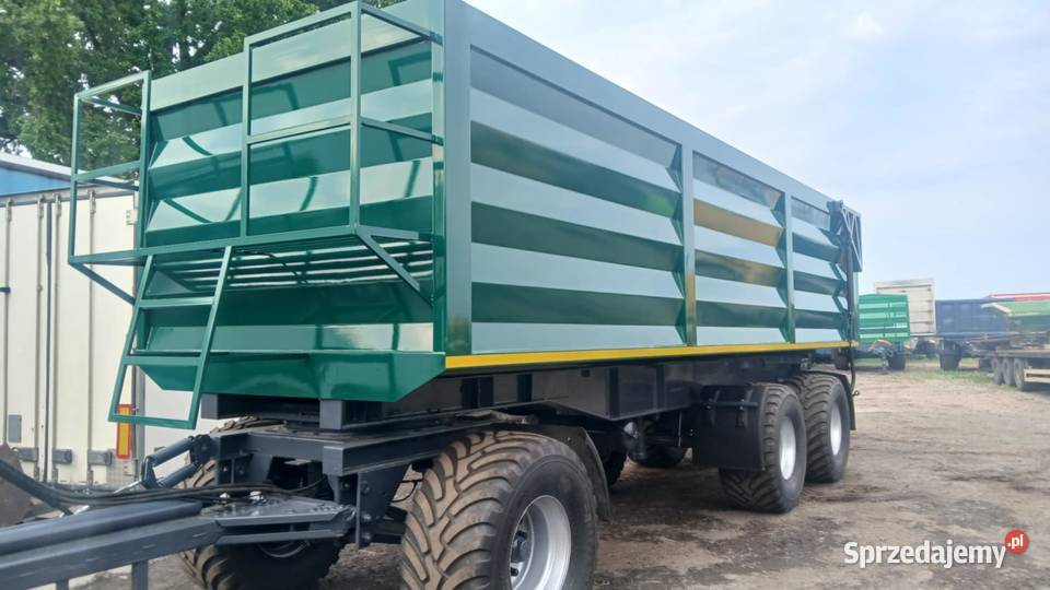 Przyczepa 3 osiowa wywrotka 27 T resor szerokie nieuszkodzony Koronowo