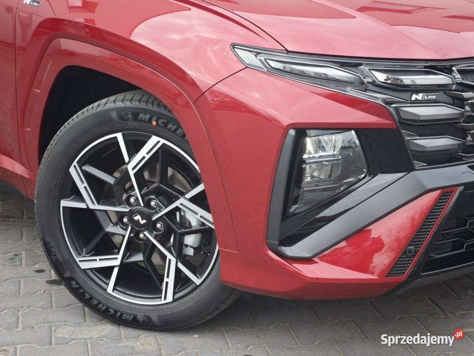 Hyundai Tucson 16 TGDI 7DCT 2WD 150 wersja Nline czerwony Piotrków Trybunalski