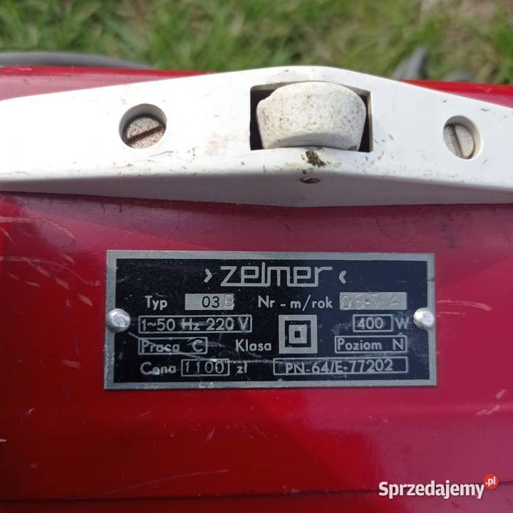 Stary Odkurzacz Zelmer Predom Typ 03B 400W Kamień Pomorski