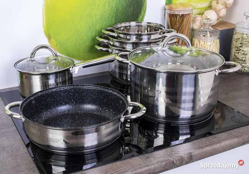 Zestaw garnków nierdzewnych łódzkie