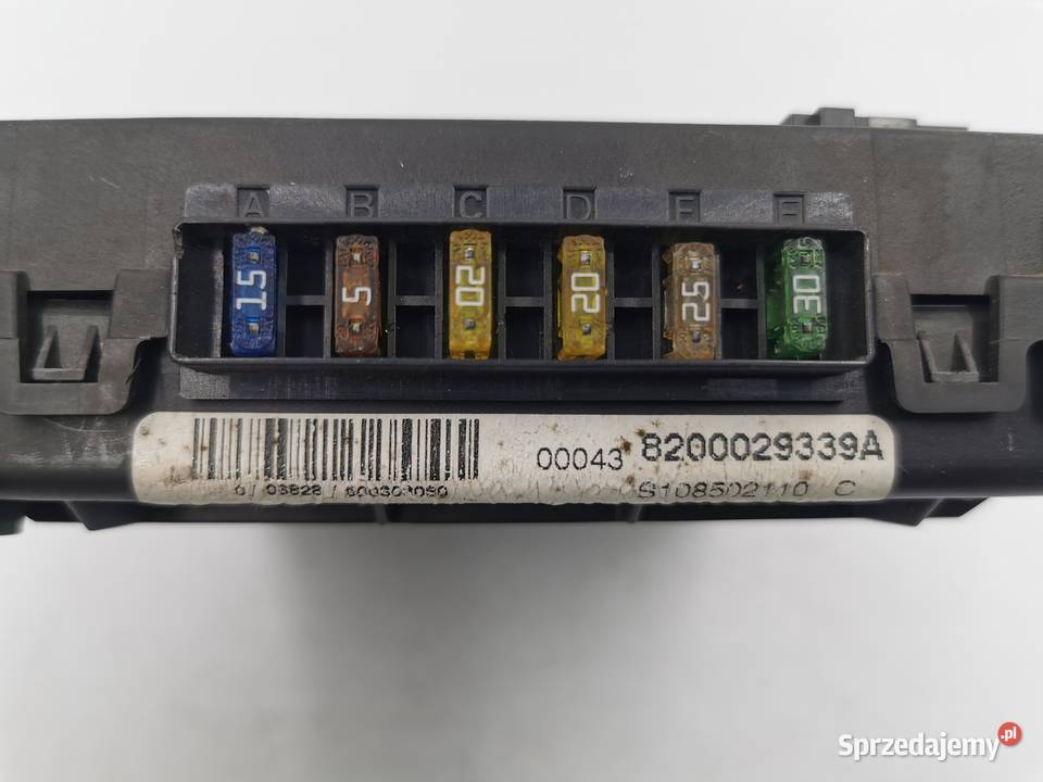 Moduł UCH Skrzynka Renault Megane Scenic I Układ elektryczny Wyszków