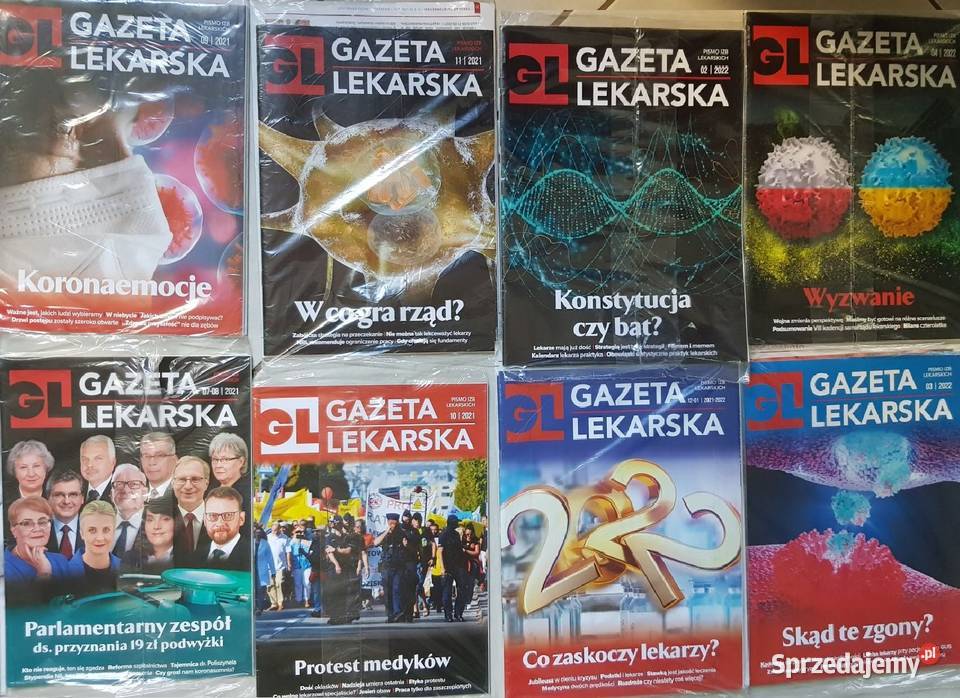 Gazeta Lekarska kolekcja czasopismo lekarzy Czasopisma Kielce