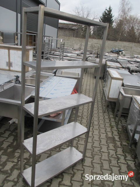 Solidny Regał Gastronomiczny Stal Nierdz 5 Półek wielkopolskie