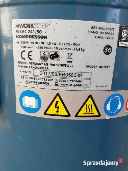 Kompresor bezolejowy 50l Tarnów