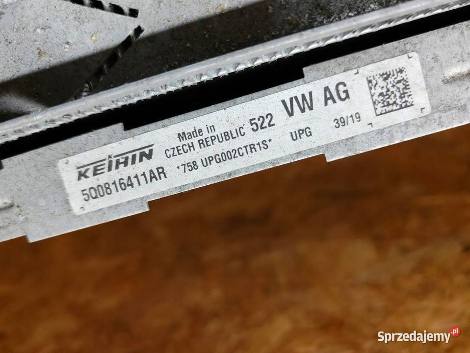 Chłodnica Wody Klimatyzacji Audi Vw Seat Skoda Pleszew