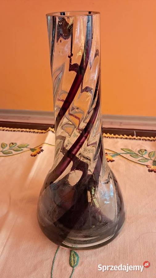 Kolekcjonerski wazon Smuklak Szkło Artystyczne Świecie