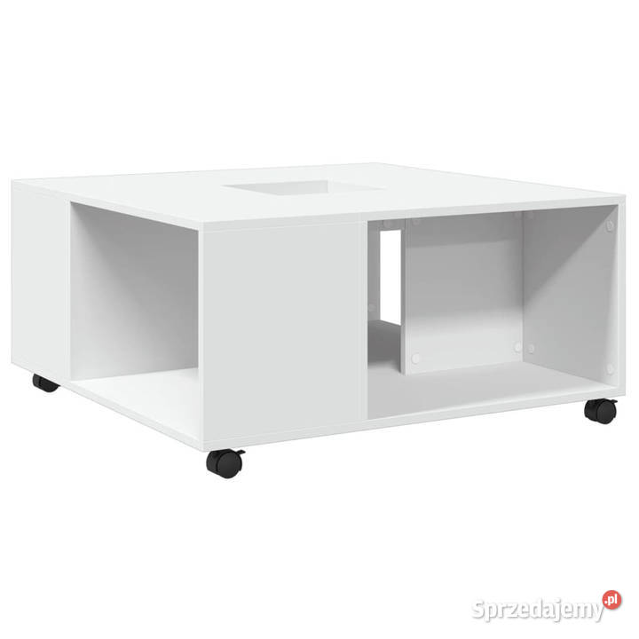 Stolik kawowy biały 80x80x40 materiał Warszawa sprzedam