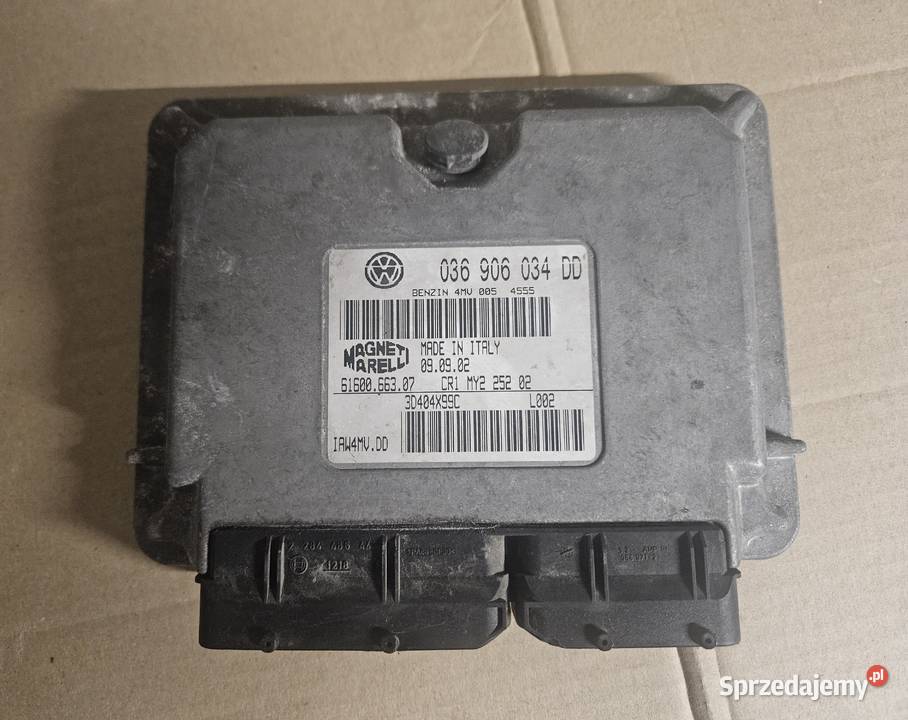 Sterownik silnika VW Polo 14 2002 Silniki i osprzęt mazowieckie Warszawa