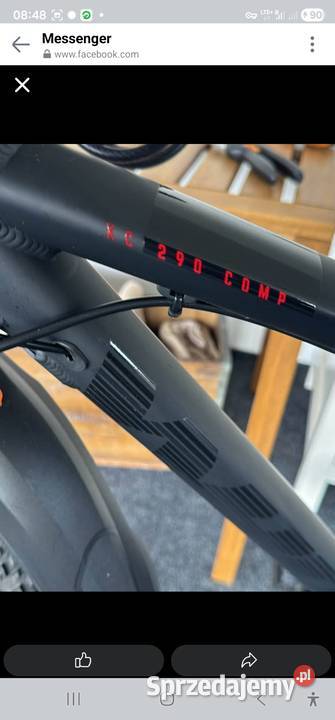 XC 290 Comp posiada widelec poduszkowy o skoku pomorskie Prabuty sprzedam