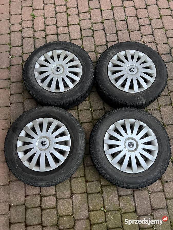 Oryginalne koła z felgami stalowymi 4x100 GM Bochnia sprzedam