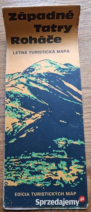 Zapadne Tatry Rohace Letna Turisticka Mapa 150 Kraków sprzedam