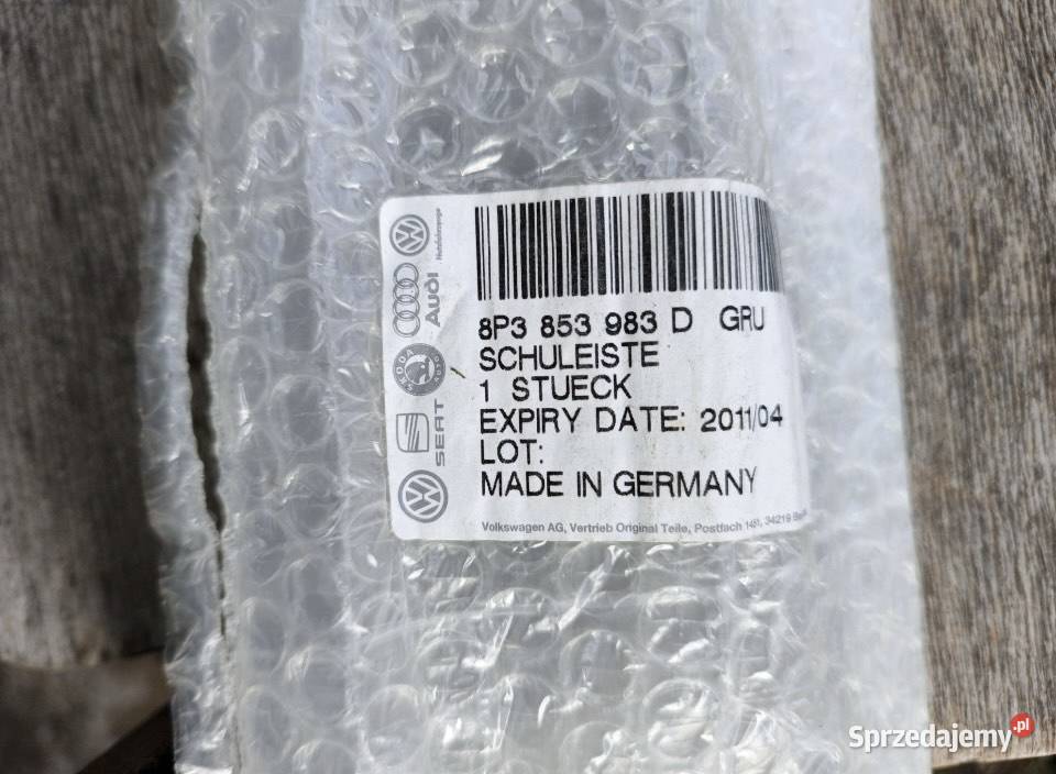 Listwa lewa tylna Audi A3 Skarżysko-Kamienna