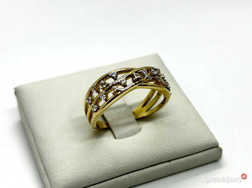Nowy Złoty Pierścionek pr 585 402g R20