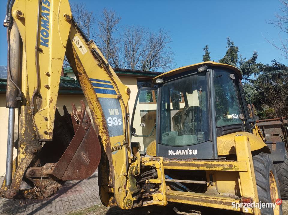 Koparka ładowarka komatsu wb97