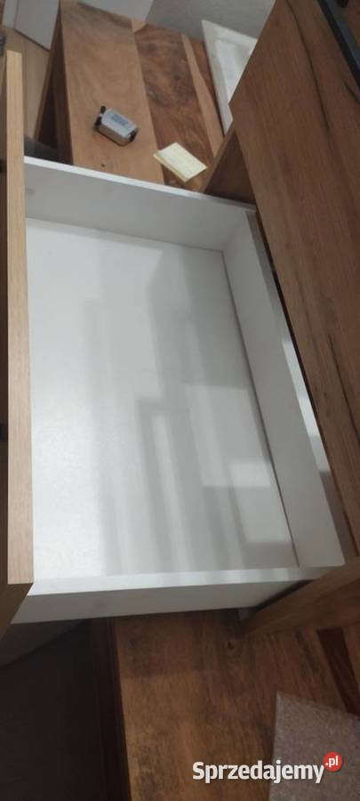 Nowa szafka łazienkowa z umywalką 60 wisząca DĄB Mogilno