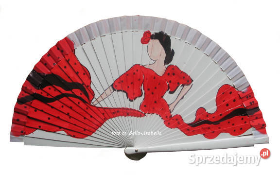 wachlarze drewniane z tancerkami FLAMENCO Turystyka mazowieckie