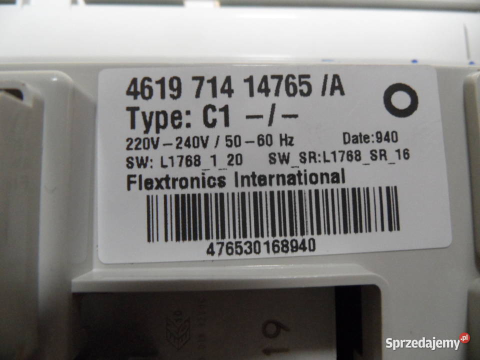 programator pralki polar PFL1019