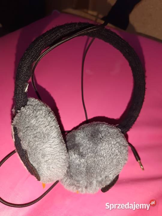 Słuchawki z pingwinkiem ocieplanewiatrowe Jatne
