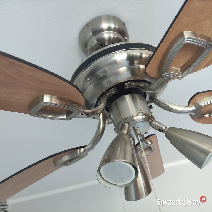 Lampa sufitowa z wiatrakiem do sypialni salonu i Skórzewo