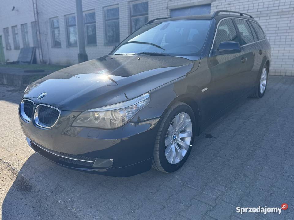 BMW Serii 5 520i Automat Navi Skóra PDC Tempomat światła do jazdy dziennej Pruszków