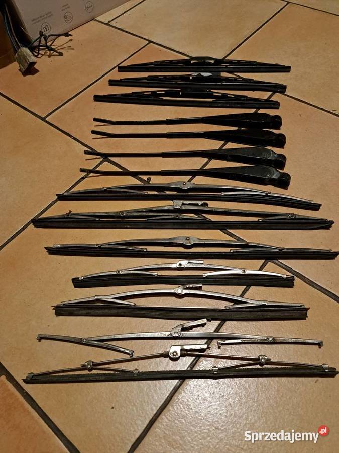 Ramiona wycieraczek pióra chrom Fiat 126p Leszno