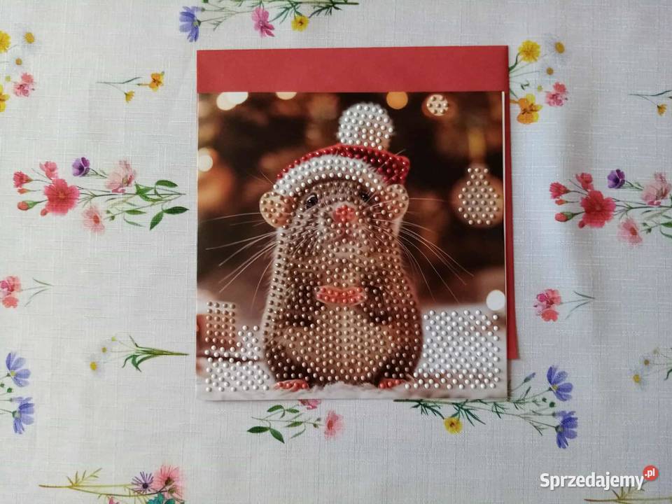 Kartki Bożonarodzeniowe haft diamentowy Jarocin