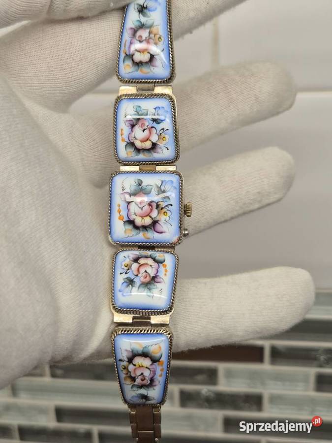 Zegarekbransoletka Czajka Chaika porcelanka