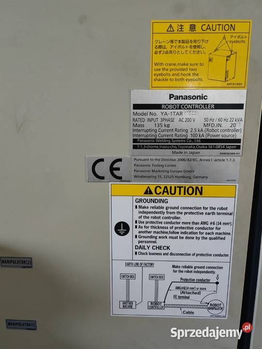 Cela spawająca z robotem Panasonic TA 1400 Częstochowa
