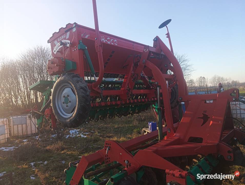 Zestaw uprawowo siewny agromasz Stanisławów sprzedam
