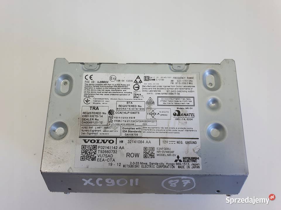 Volvo S90 II XC90 II S60 III XC60 II CZYTNIK Nawigacje fabryczne Chełm