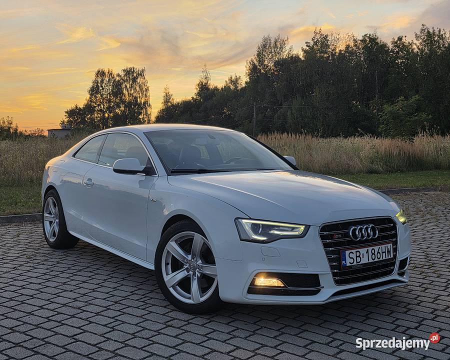 Audi A5 S-line 8T Coupe 2.0TFSI 211KM 2012r Quattro Po Głębszym serwisie