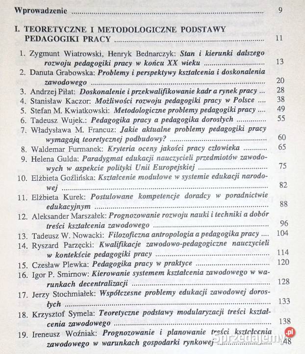 Pedagogika pracy wobec wyzwań współczesności miękka Chełm sprzedam
