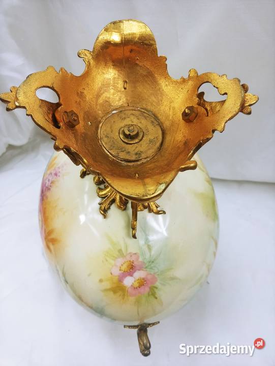 Śliczny wazon Brąz Porcelana Empir 19 w Nowa Sól sprzedam