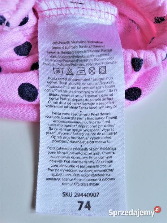 Rampers pajacyk letni Baby 74 dziewczynka Dla Dziecka sprzedam