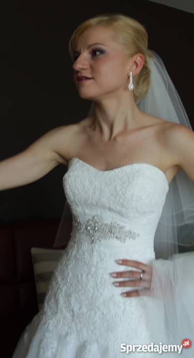 suknie famosa AM1210 Bella Sposa Kraków XS 34 Rozmiar 34(XS) małopolskie Dąbrowa Tarnowska sprzedam