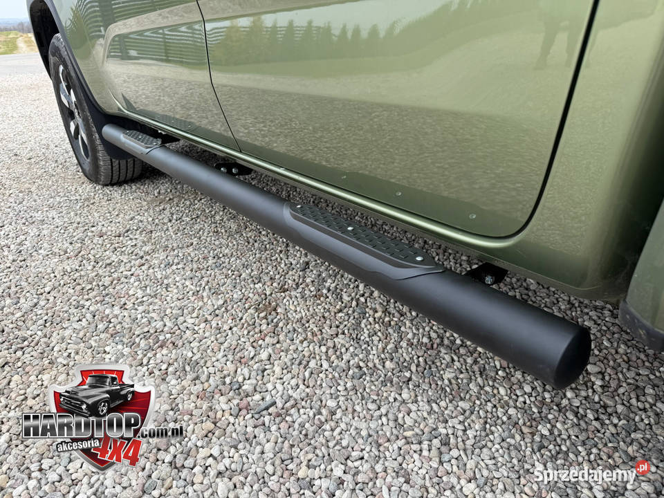 Progi orurowanie Boczne CZARNE 70mm VW Amarok