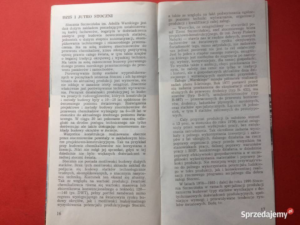 540 Z Trudu Umysłów I Rąk Stocznia Szczecińska Szczecin