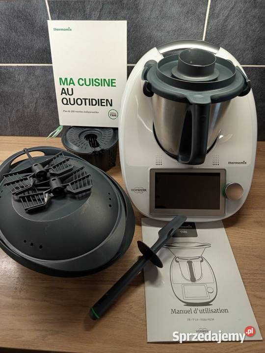 Biały Thermomix TM6 w stanie Części i akcesoria łódzkie