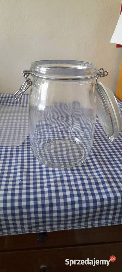 Słoiki z klamrą na przetwory mazowieckie sprzedam