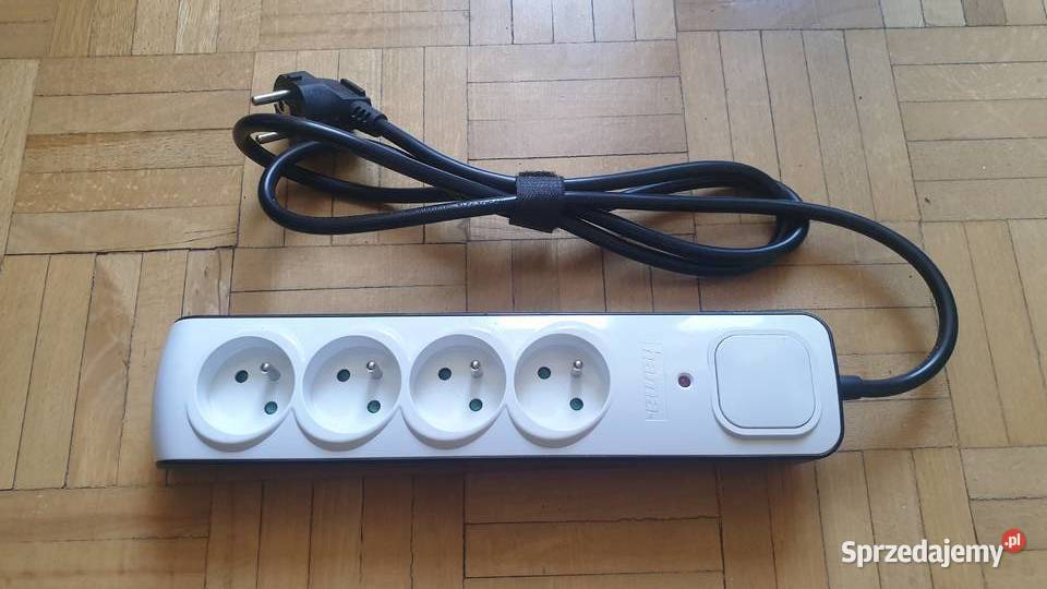 Przedłużacz rozgałęziacz HAMA NOWY 4 gniazda Instalacje Warszawa