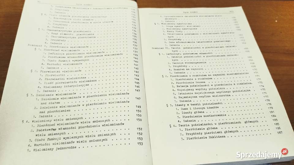Algebra wyższa Zdzisław Opial 1975 TWARDA